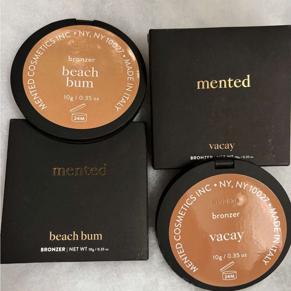 Set of 2 Mented Cosmetics Bronzers 🌞 Shades: BEACH BUM & VACAY